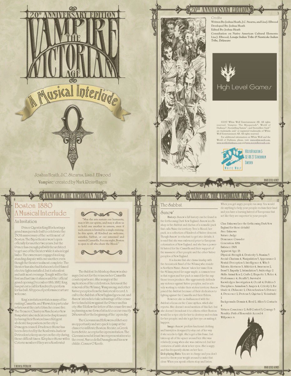 WomanistNerd's tweet photo. As a precursor: “Musical Interlude: A Victorian Jumpstart” has been released &amp; is on sale at the #StorytellersVault: https://t.co/jptKujaEAB. 

Incls a brief profile of 1 of our Dark New England #Native Characters. (2/2) #RPGwriting #RPGwriter #TTRPGwriting #TTRPGwriter https://t.co/5PQK7TVFQn