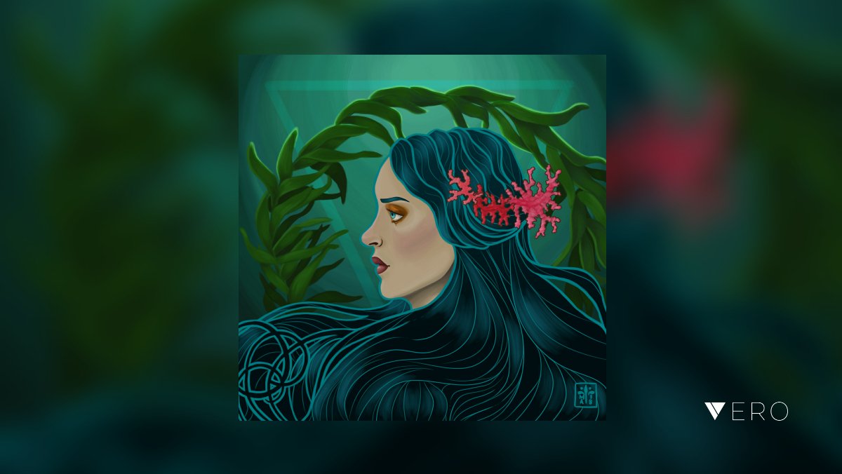 MiaArsenault's tweet photo. One of four re-worked... This is the Lady of Water. #digitalart #digitalpainting #paganart #paganartist #goddessart #ocean #oceangoddess #lake #lakegoddess #coral #seaweed #elementalmagic #watermagic #waterwitch #seawitch #oceanwitch @VeroTrueSocial https://t.co/v61gtlHnw0