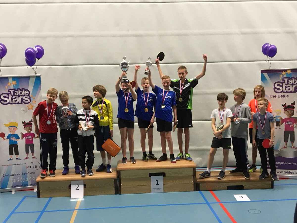 ErnstBoekhorst's tweet photo. Brons en Zilver voor teams @PaschalisDH op #tablestars @NKTafeltennis @NTTB https://t.co/zCeTtyhtwJ