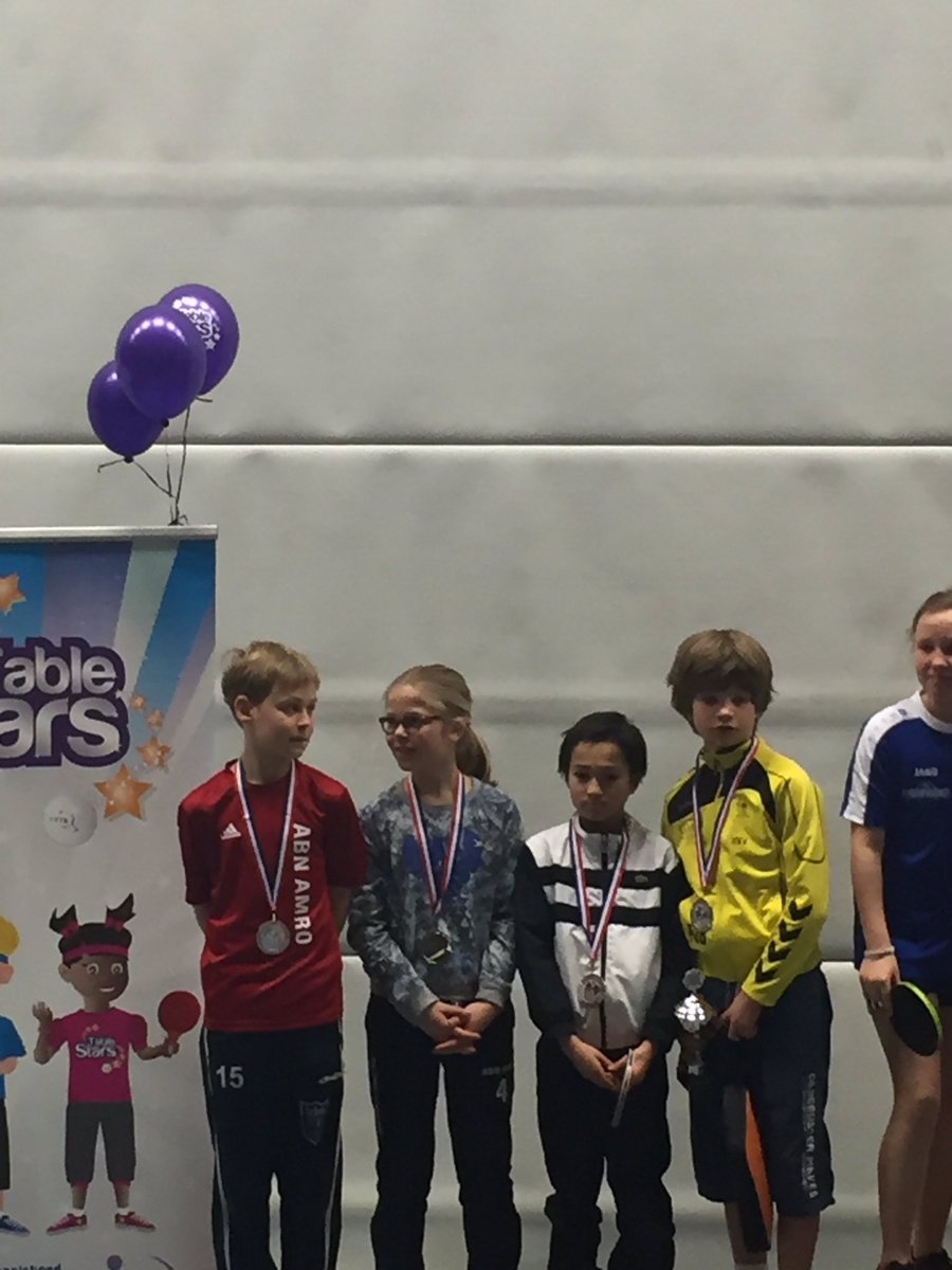 ErnstBoekhorst's tweet photo. Brons en Zilver voor teams @PaschalisDH op #tablestars @NKTafeltennis @NTTB https://t.co/zCeTtyhtwJ