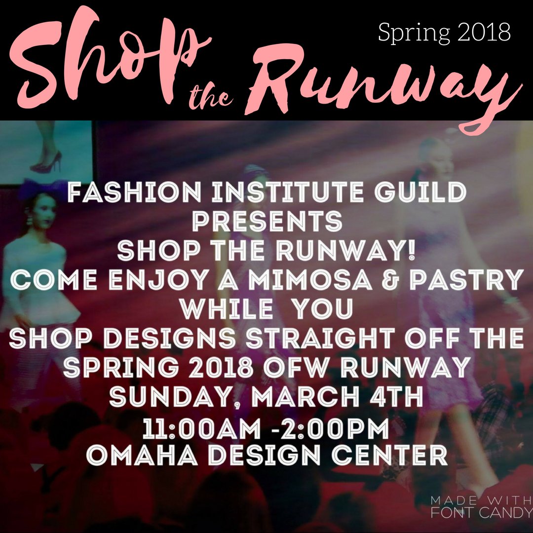 FashInstitute's tweet photo. Shop the Runway is today from 11-2pm don't miss it! https://t.co/vUS1fAMIss