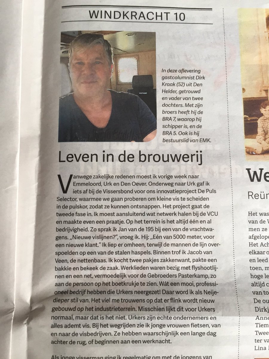 AlbertVCU's tweet photo. Toch wel bijzonder dat een “Nieuwedieper” de voordelen inziet en verteld van ons mooie dorp met al zijn economie/werkgelegenheid tbv de visserij. @dirkkraakbra7 #Dankbaar https://t.co/h8WkYG41GV
