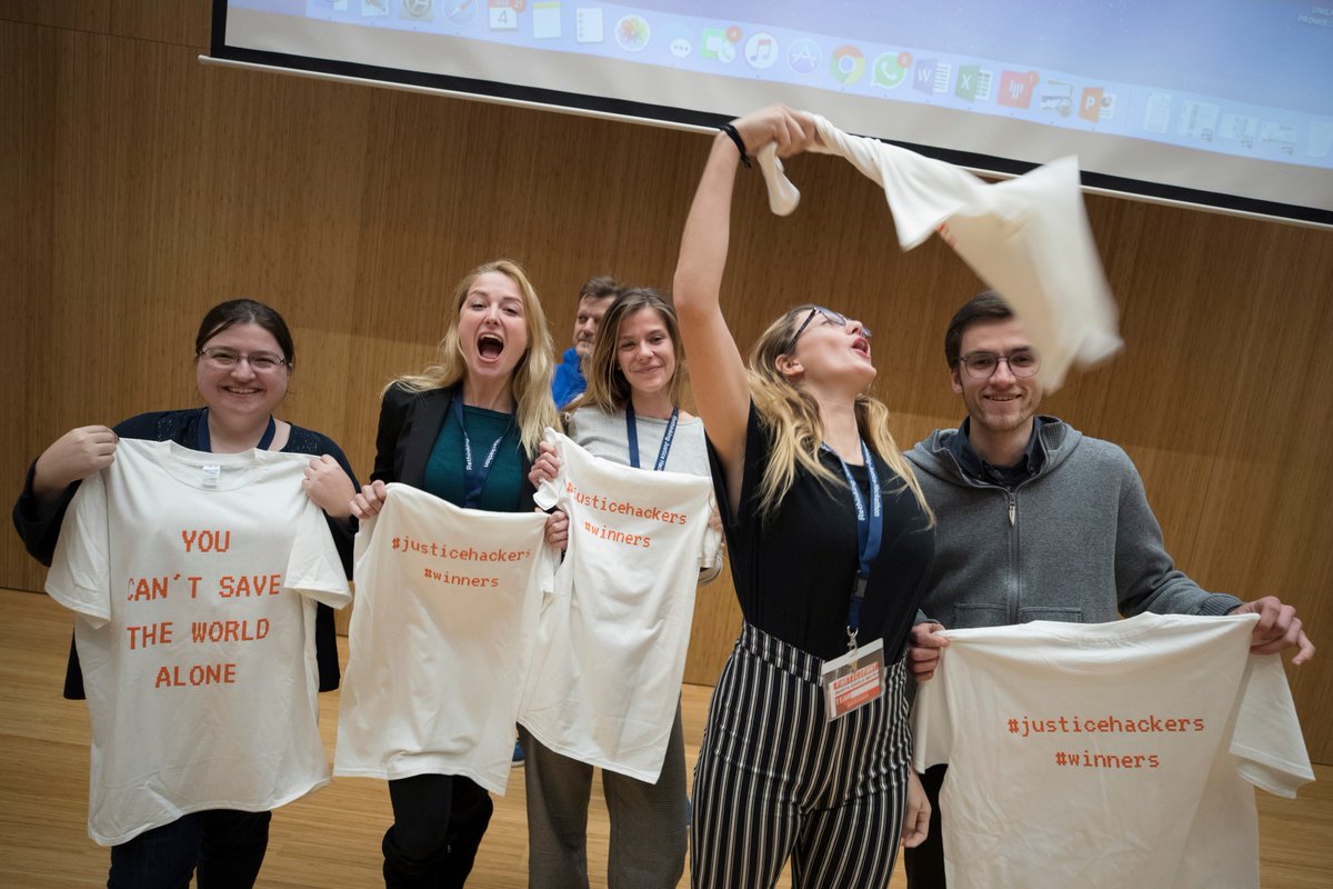 BL_SSC's tweet image. The results of the Rethinking Justice Hackathon are in! Congratulations!

Challenge winners: 
- @UM_IDS : Team 9
- @DIFCCourts: Team 10
- @InnoJustice: Team 3
- @eBay : Team 5

 #rethinkjust #brightlands @BL_SSC @Brightlandsnl (2/2)