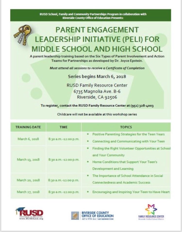 Opportunity for parents!