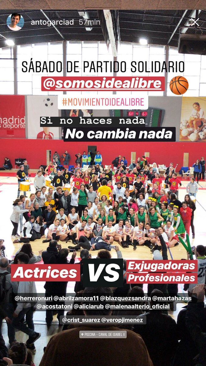 MirabalArtistic's tweet photo. Ambientazo ayer en el #partidosolidario gracias #lyonscheers @ColegioMirabal @somosidealibre @herreronuri @AbrilZamora11 @BlazquezSandra @Martahazas @AcostaToni @Aliciarub @malenaalterio @crist_suarez @veropjimenez https://t.co/eaZ8ltORx1