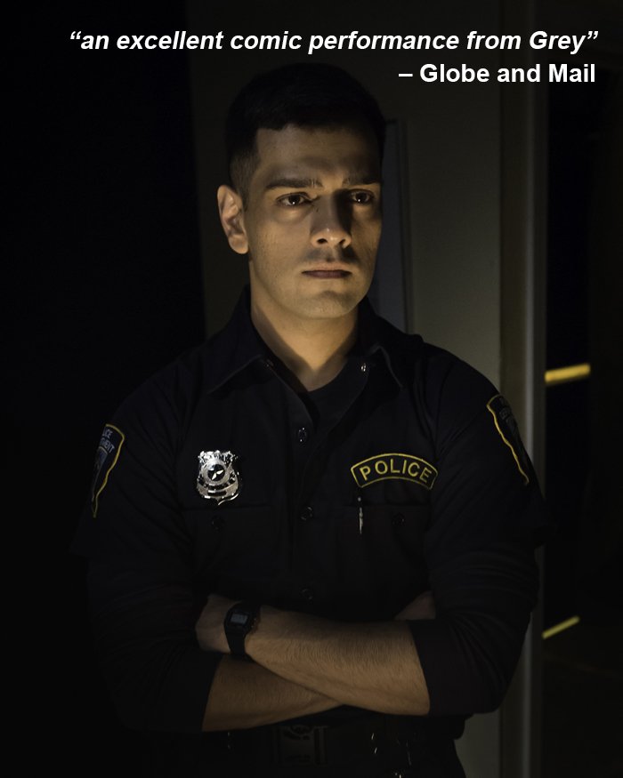 FactoryToronto's tweet photo. Meet Jaggy, the karaoke singing, wrestle mania obsessed cop who "gets some of the funniest lines" (@globeandmail ​) in AFTER WRESTLING. Grab your tickets today! Gabe Grey's comedic performance is not one to miss. https://t.co/Yuic4aCqlW @StorefrontTO #theaTO #HOWWEWRESTLE https://t.co/ed7EiQdjzb
