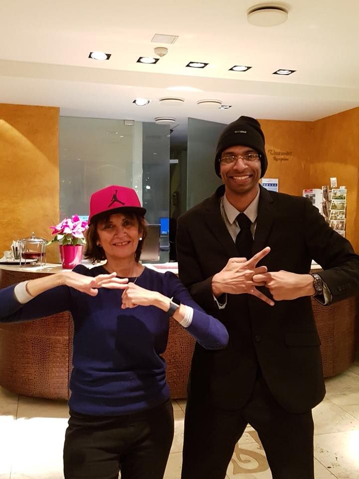 ParisTalks's tweet photo. The @ParisTalks' Speaker @health20Paris was invited to speak at a conference in #Estonia this week! She also took advantage of her visit to take some #Krump #dancinglesson.
>>> https://t.co/yEa9iBHcC1 https://t.co/XQhSnUqOaH