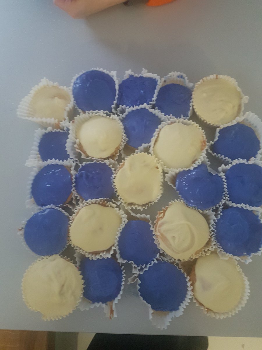 marionaitken1's tweet photo. Cody made cupcakes to resemble a certain flag @MissMurphyWQ https://t.co/z2bBl66tAD