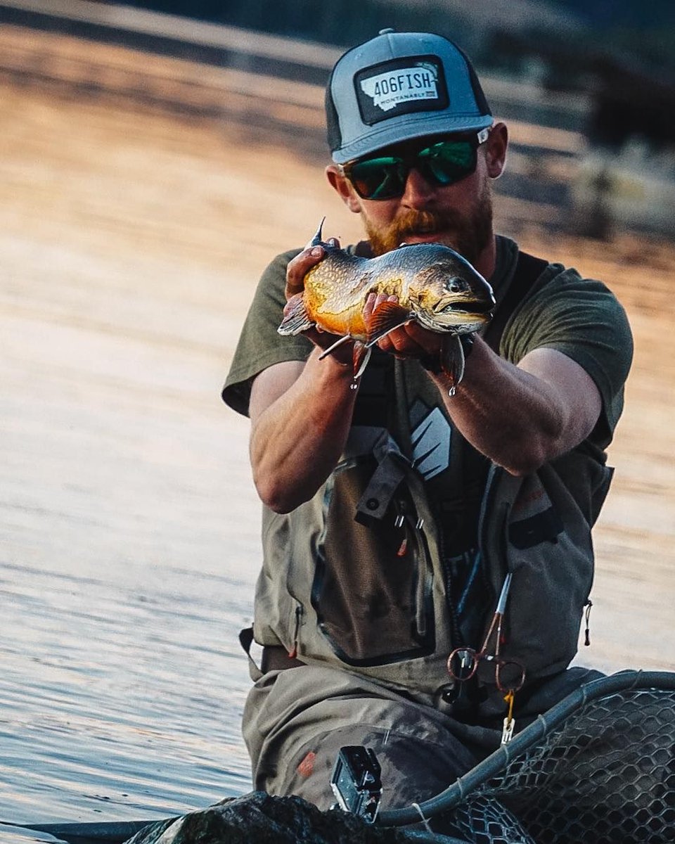 flyandstream's tweet photo. Drew Baker sharing with us a little #brookie love.

#flyfishing #flyfish #flyandstream #flyfishingjunkie #flyfishingvibes #flyfishingnation #flyfishingaddict #flyfishinglife #thetugisthedrug #repyourwater #keepemwet #onthefly #tightlines #trout #troutfishing #troutbum #brooktrout https://t.co/KsTG3g0e0F