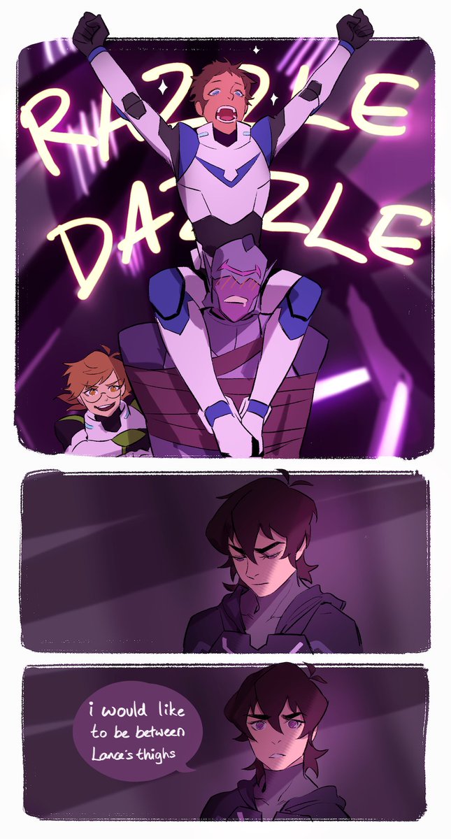 rachelhueyart's tweet photo. the truth is every time i draw klance, i am keith. https://t.co/n2goIuiXXU