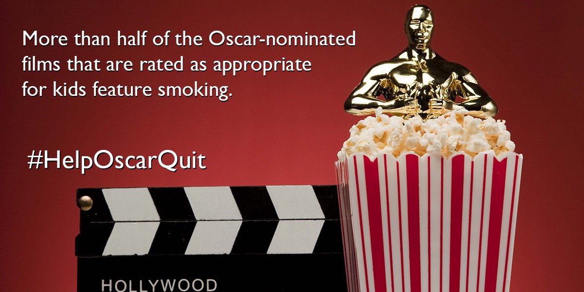 trinityhealthma's tweet photo. #DYK ... Youth-rated Oscar-nominated films in 2018 averaged more than twice as many tobacco incidents as youth-rated films in 2015. It's time to restrict access to movies that depict smoking for kids under 17. #HelpOscarQuit #RateSmokingR #SmokeFreeMovies https://t.co/TxPPTvtC6w