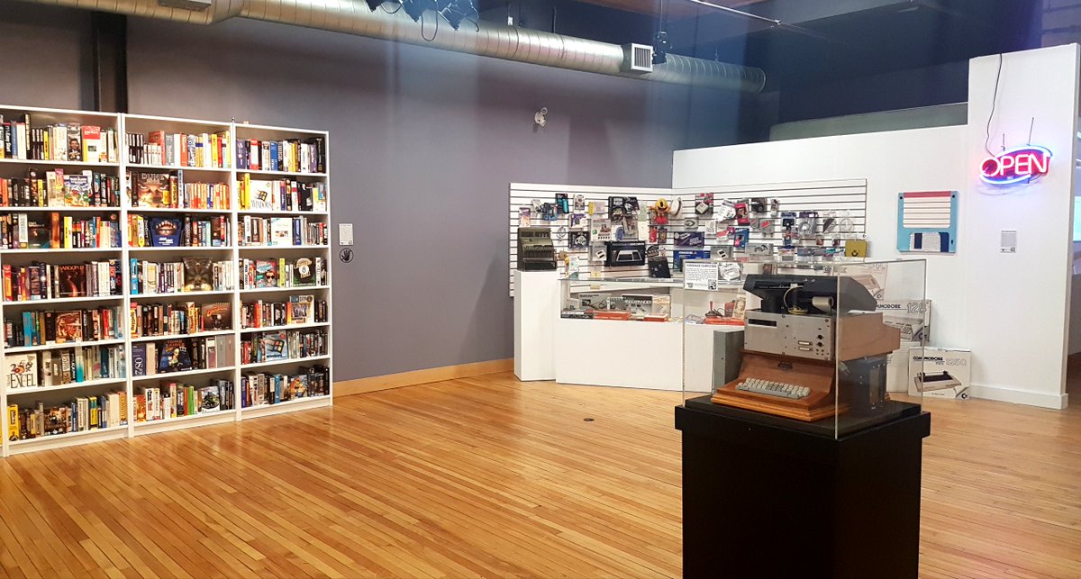 THEMUSEUM's tweet photo. We hate to brag buttttt we've got five floors of some really cool stuff. Our third floor features video and computer games from years gone by. #INTERPLAY is both fun AND educational, a win-win for any lazy Sunday afternoon. King's Quest, anyone? #games #video #learn #kwawesome https://t.co/i8Hq82id1G