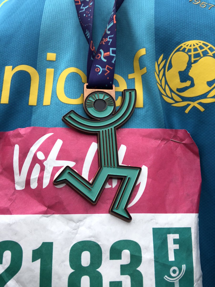 rabh's tweet image. Back home and shattered after my first half marathon @OfficialBigHalf. Great day, perfect running weather