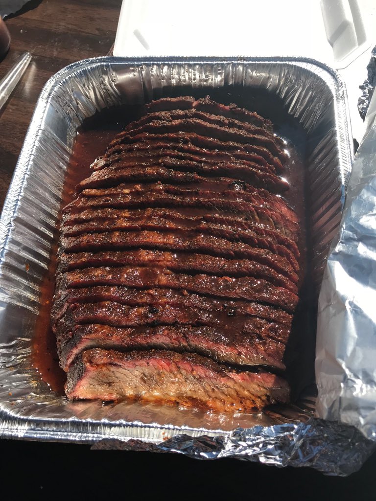 MattKarpman's tweet photo. Competition Brisket @LinganoreBBQ @PitBarrelCooker https://t.co/vu8Pfvh7Sp