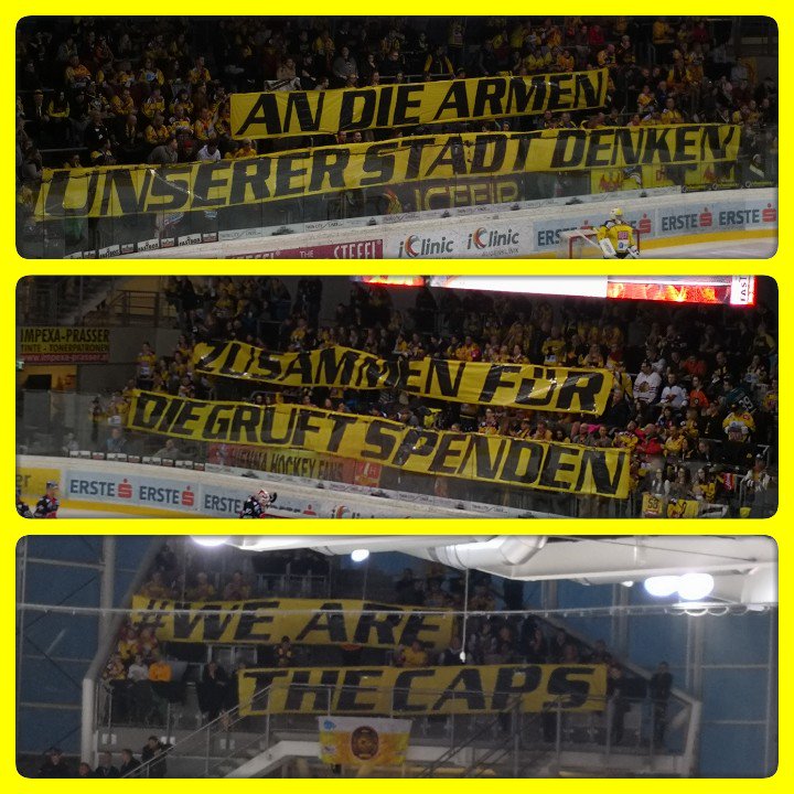 ibi05's tweet photo. #icefire2001 #viennahockeyfans &amp; #fiakercaps helfen den armen in unserer stadt und sammeln für die gruft 👍 👏👏👏 #viennacapitals https://t.co/bzsRPTV48T