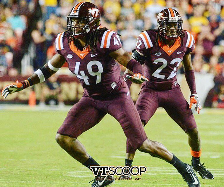 BlueChipRance's tweet photo. Blue Chip takeover at the 2018 NFL Scouting Combine taking place at Lucas Oil Stadium. The Blue Chip Family is here to support- DB Terrell Edmunds & Brother LB Tremaine Edmunds out of Virginia Tech! #NFLCombine2018 #NFLCombine #BlueChipTraining https://t.co/x4IywJvIDU
