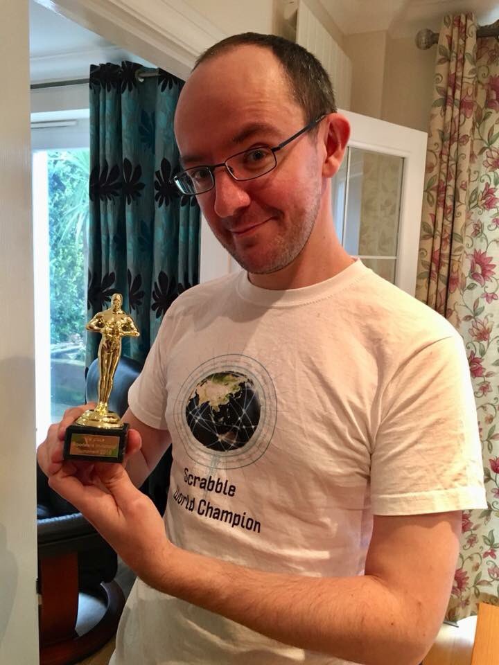 This weekend I won an invitation #Scrabble tournament in Kent. This was a successful defence of my title from last year, and maintains my 100% win record at tournaments this year.