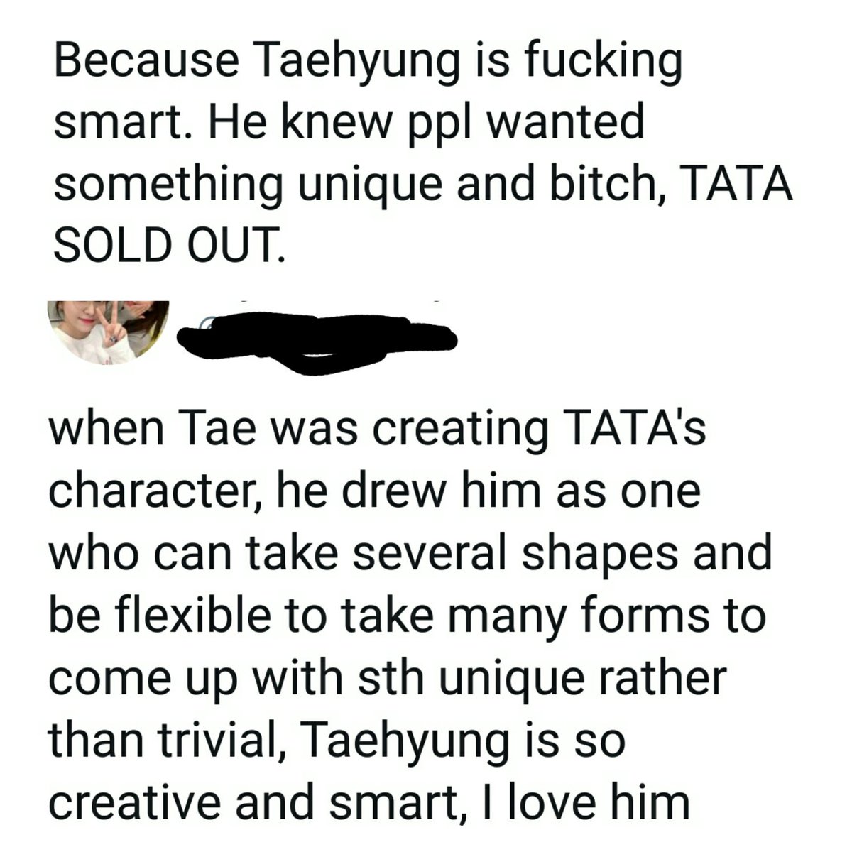 It's also really hard to not notice that one quality on taehyung. I guess this is also the reason why he is able to appreciate paints of artists like renoir or vincent van gogh. Also Tata is the ultimate representation of taehyung's spatial intelligence.