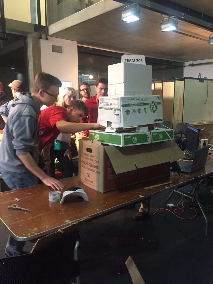 hackohio's tweet photo. Judging is officially a go! Shout out to all of the community members here today supporting the tech culture at Ohio State! #makeohio #letsBuildSomethingAmazing https://t.co/uUlfVFcdGm