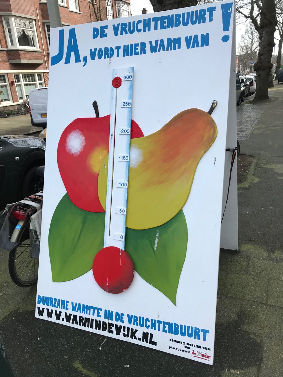 Vogelwijk's tweet photo. Het gaat goed met deelnemers aan duurzame warmte in de #Vruchtenbuurt https://t.co/m9vOLp4Zg3