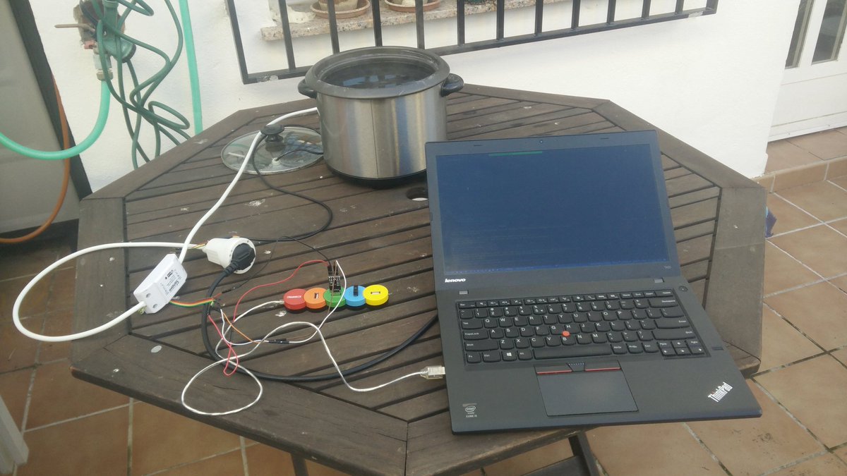 enlavin's tweet photo. Por fin he conseguido que no se me vaya la olla https://t.co/EtAiJUpoxL

#esp8266 #SousVide #sonoff #diy #ardurrico #mqtt https://t.co/LG3yGPu8cF