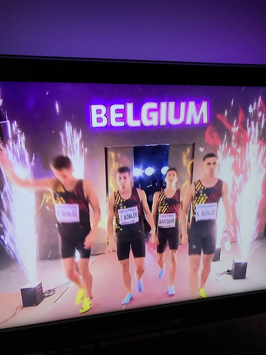 luckempen's tweet photo. Altijd en overal: de 4x400m. Prachtige bronzen medaille. Merci Jacques.☺️ @BorleeOfficial #jonathansacoor #Birmingham2018 @iaaforg https://t.co/LskIaCDBjf