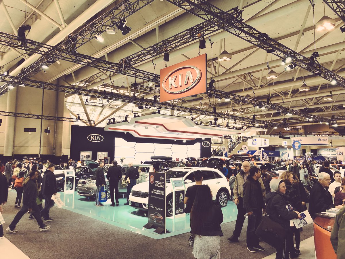 We visited the 2018 Toronto Autoshow &amp; got up close &amp; personal with some of <a href="/KiaCanada/">Kia Canada</a>’s latest offerings including the #StingerGT &amp; the latest #Sorento &amp; #Forte. Impressive booth &amp; #Kia’s stellar line up keeps growing each year. #Automotive #BLVDagency