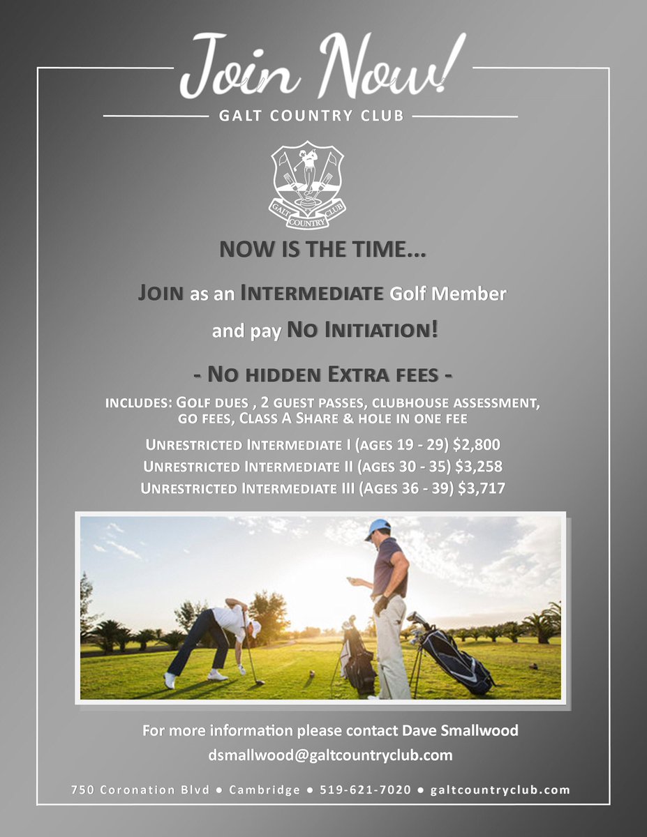 Galt Country Club tweet media