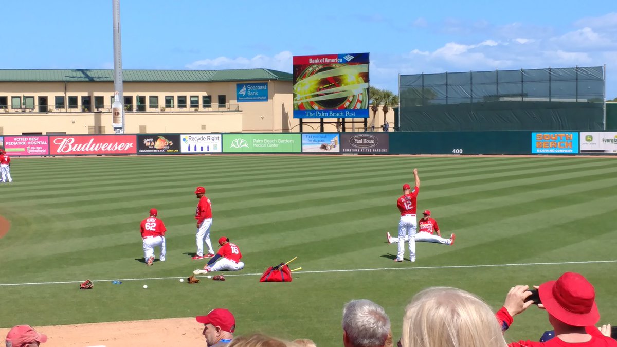 farleyjdk90's tweet photo. Getting ready for baseball!! Love Spring Training!❤ @cardinals. https://t.co/bfVAjydSKY