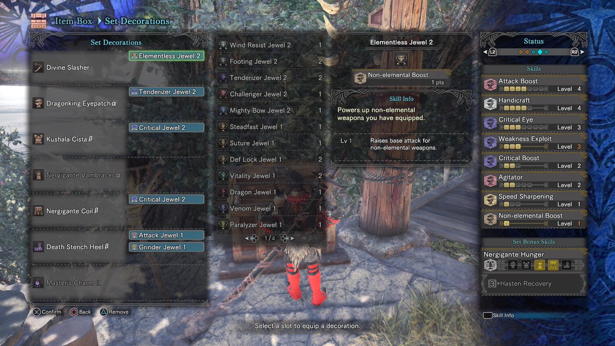JohnRGarrett13's tweet photo. #PS4share  #MonsterHunterWorld #RateMyGearSet https://t.co/BybpzijMoW