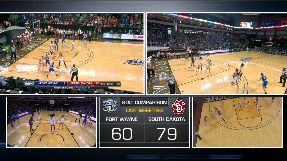 MidcoSports's tweet photo. Check out our @summithoops Tourney coverage today on @MidcoSN MidcoSN 1 will have our normal feed. MidcoSN 2 will have a multi-cast look with multiple camera angles and stats. #March2TheSummit #TourneyHQ https://t.co/C5dW0lf7jM