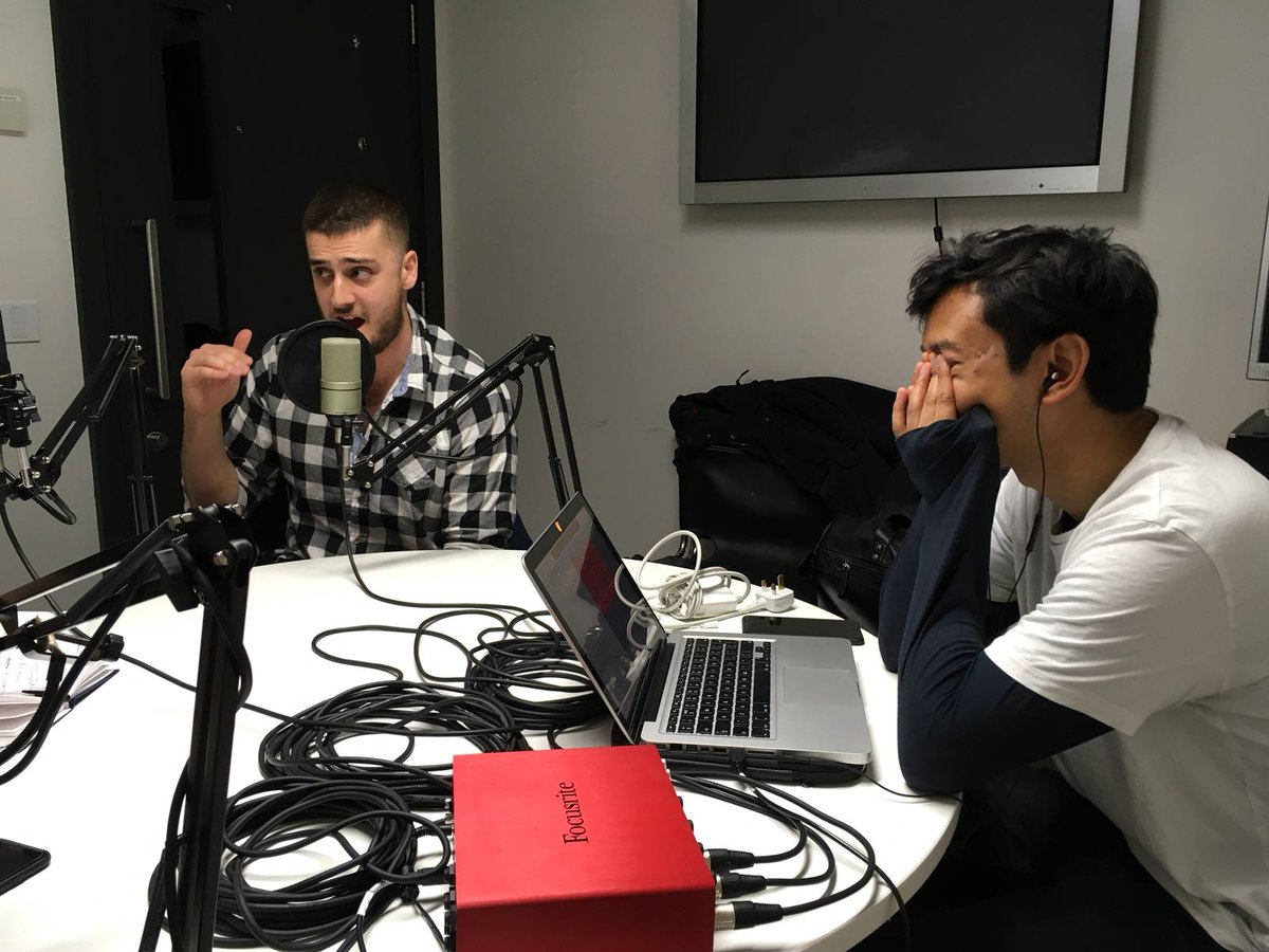 Some snaps from inside the studio today! #behindthebarrel #season2 #podcast #improv #comedy