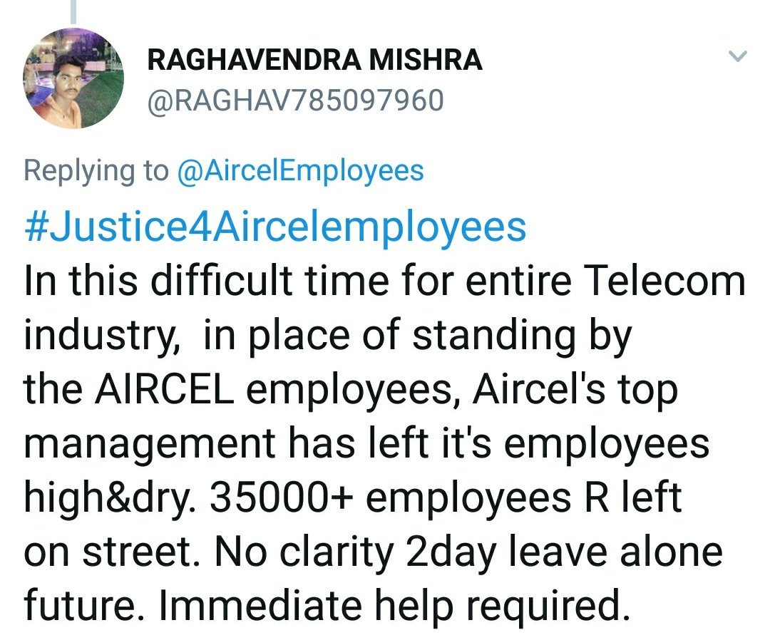zoo_bear's tweet photo. Here are more Tweets. #Justice4AircelEmoloyees #AircelEmployees https://t.co/4Xe219mxuj