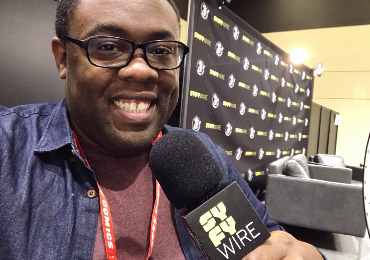 BlackNerd's tweet photo. Good morning! Hosting again today for #SYFY at #ECCC. Back to the Future, Funko, Star Wars and more! Stop by in person or watch live online! https://t.co/yrIDY54VMj https://t.co/GAApOCY9Cn