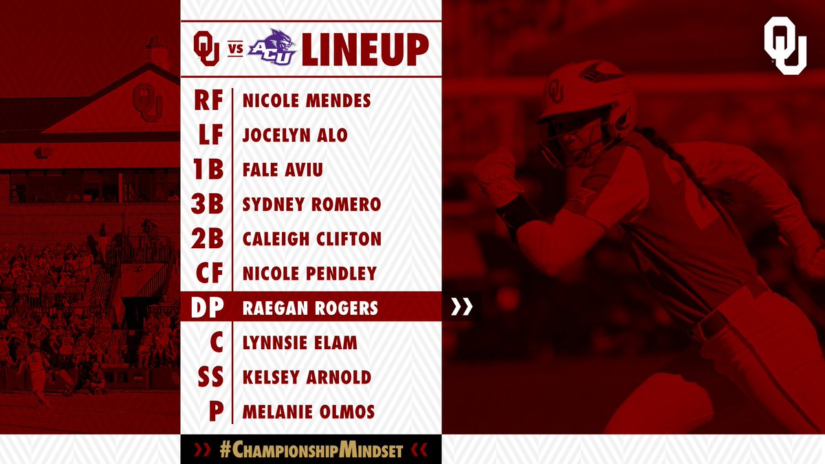 OU_Softball's tweet photo. .@Melbear18_ and @lynn_elam22 set to make their first Sooner starts today.
🖥 https://t.co/zJ9hhfwEke
📻 https://t.co/TCwDKcm00P
📊 https://t.co/xmdLAk164r https://t.co/Nnt7rxDtdP