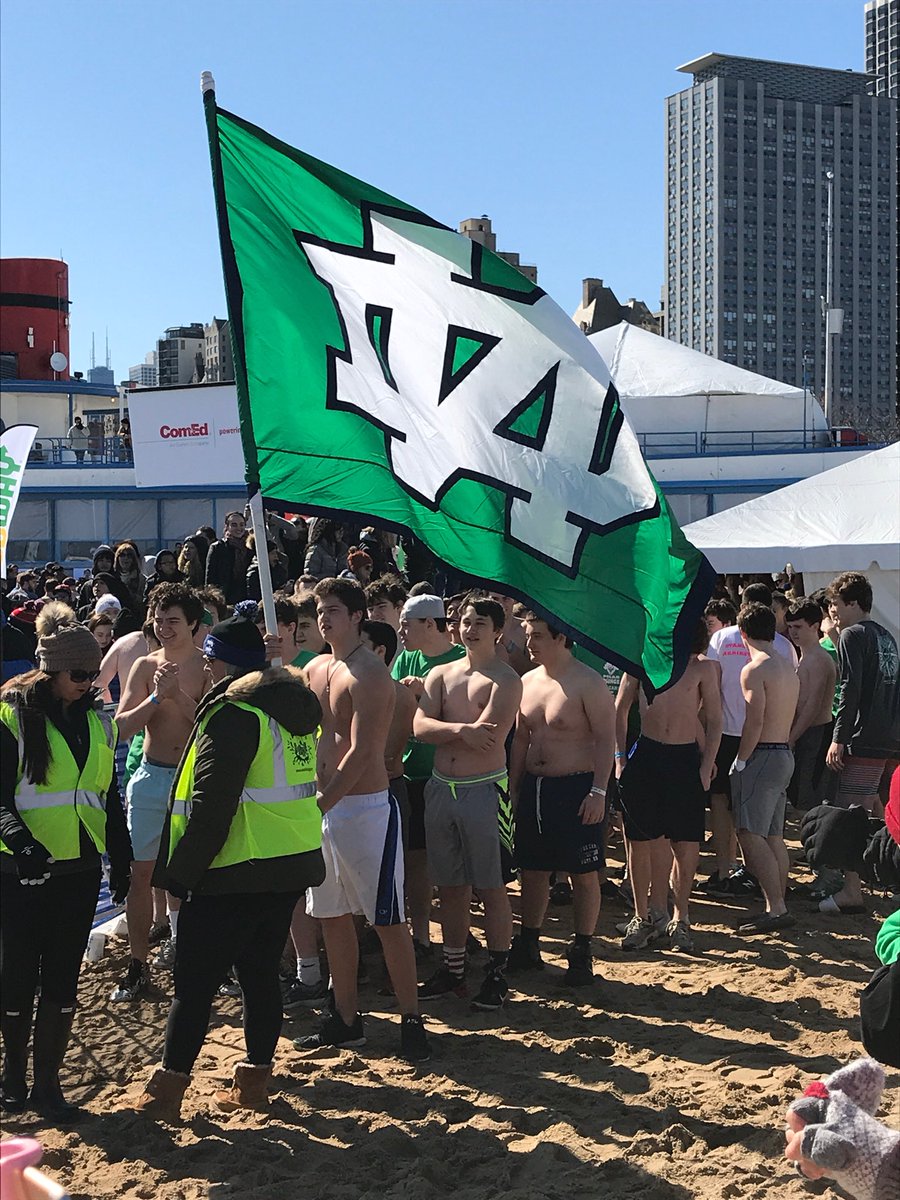 nddons's tweet photo. @nddons #DonPride on display at the great @specialolympicschicago #chicagopolarplunge today. They &amp; AD/FB Coach Mike Hennessey were part of #TeamCarden (Patrick ‘19 &amp; Will ‘21). @ndcp_enrollment @nddons_alums #chicago #greatcausegreatday https://t.co/WDMtLf5qn6
