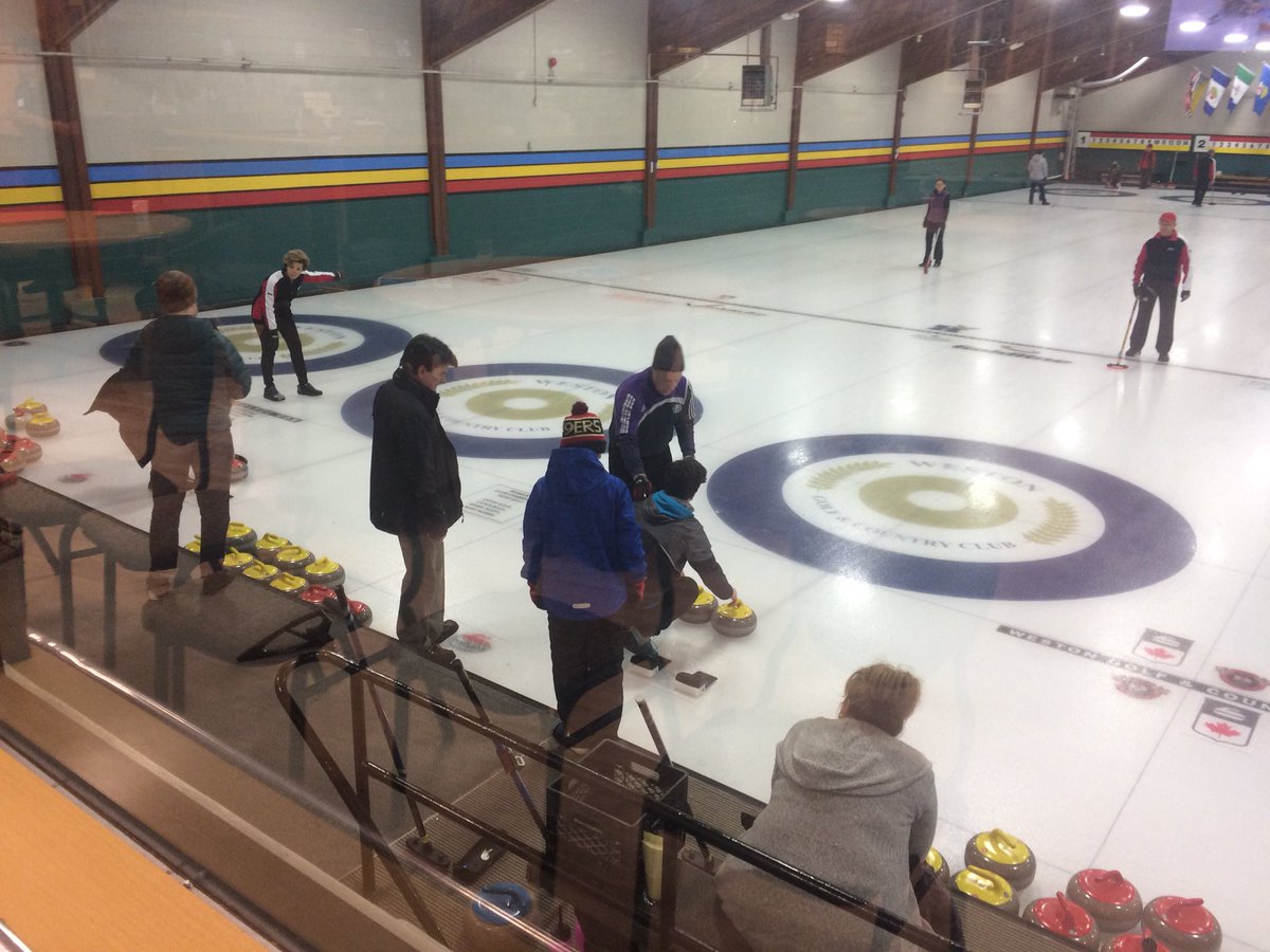 Great turnout today! Try Curling Now!