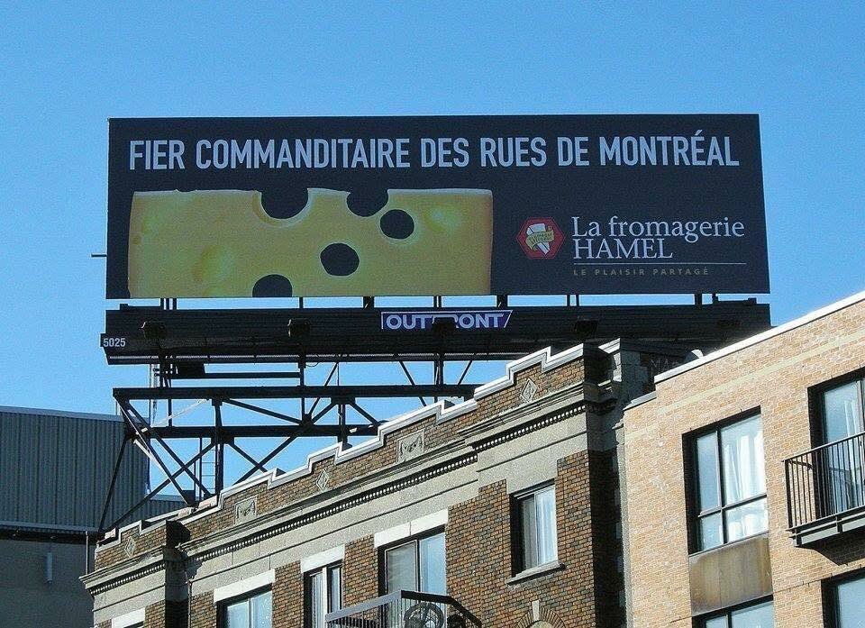 AgenceWeb_AWC's tweet image. Bravo pour celui qui a pensé au Marketing pour cette publicité!

Utilisez son environnement avec un brain d’humour est très gagnant pour le Québec!

#Marketing #Publicité #Agence