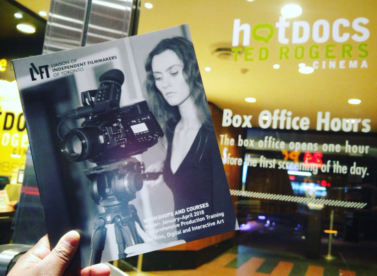 Heading to the @HotDocsCinema in March? Maybe this weekend for #CuriousMindsWeekend or the #Oscars screening? Be sure to pick up a copy of the @LIFTfilm Winter 2018 workshop catalogue from the rack in the lobby. Filmmaking classes run until the end of April! #LIFTwksp @hotdocs