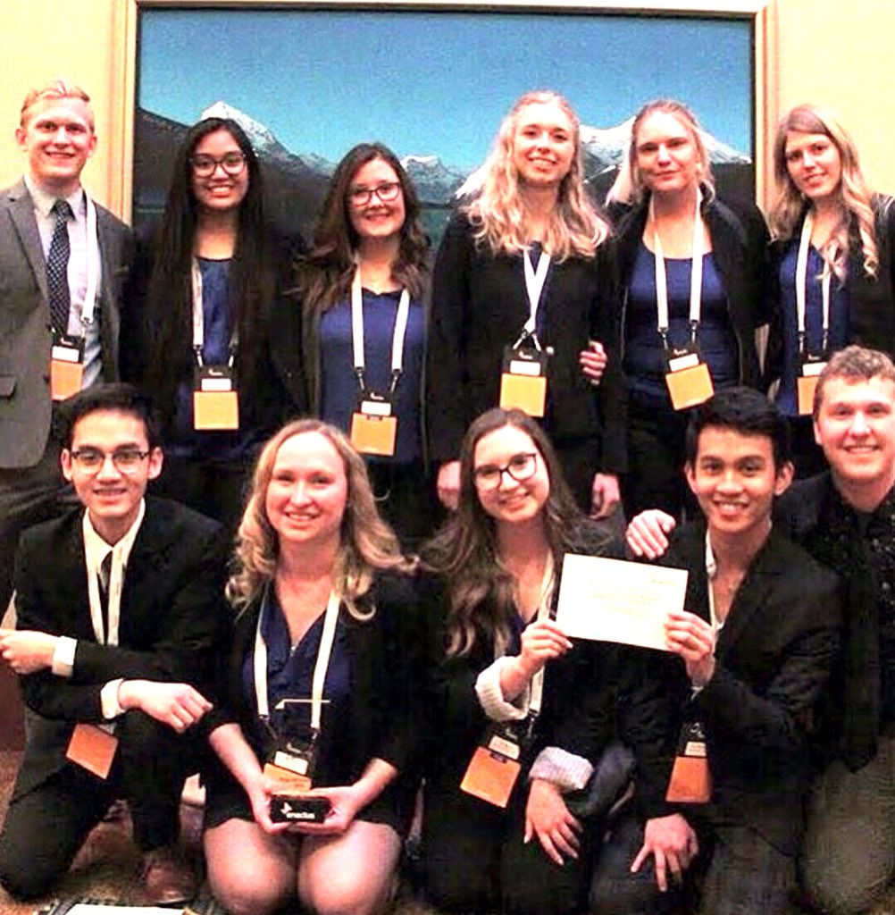 Always proud to watch our #changemaker <a href="/enactusMRU/">Enactus Mount Royal</a> students from across #MRU sharing stories of their projects to improve our broader community. Congratulations on First Place in Financial Literacy at #Enactus Western Regional Exposition. Our 17th year  participating. #Bissett