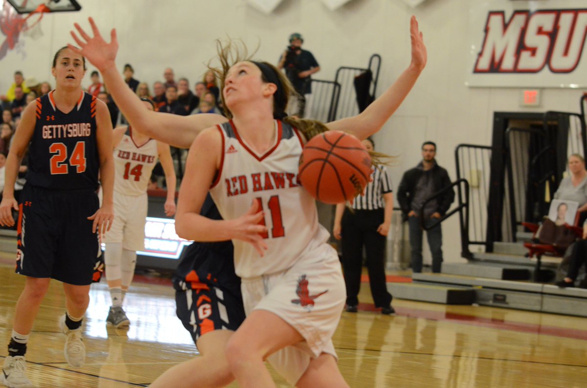 msuredhawks's tweet photo. .@montclairstwbb is headed to Amherst College of the @NCAA Sectionals on Friday. See how they got there with highlights from Saturday's 2nd round win over Gettysburg. https://t.co/onwcy5Eg8T .@montclairstateu #d3h @NJACSports https://t.co/8zUGwWjtc7