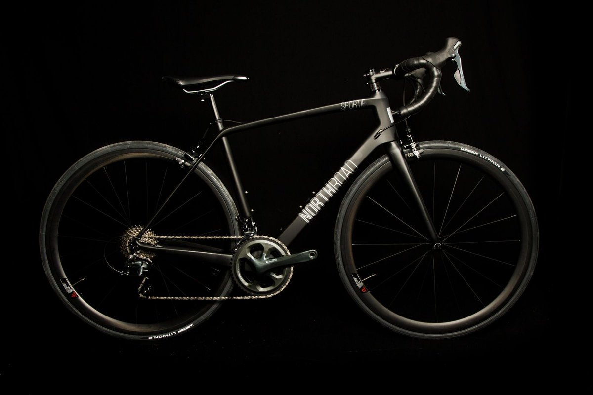 NorthRoadCycles's tweet photo. The NorthRoad Sportif. From £1050 and with a frame that only weighs 1kg! This is a great bike. Have it with carbon wheels and 105 groupset for only £1450! Amazing value. #cycling #triathlon #sportive #bikeporn #buybritish https://t.co/yxZicEAN23