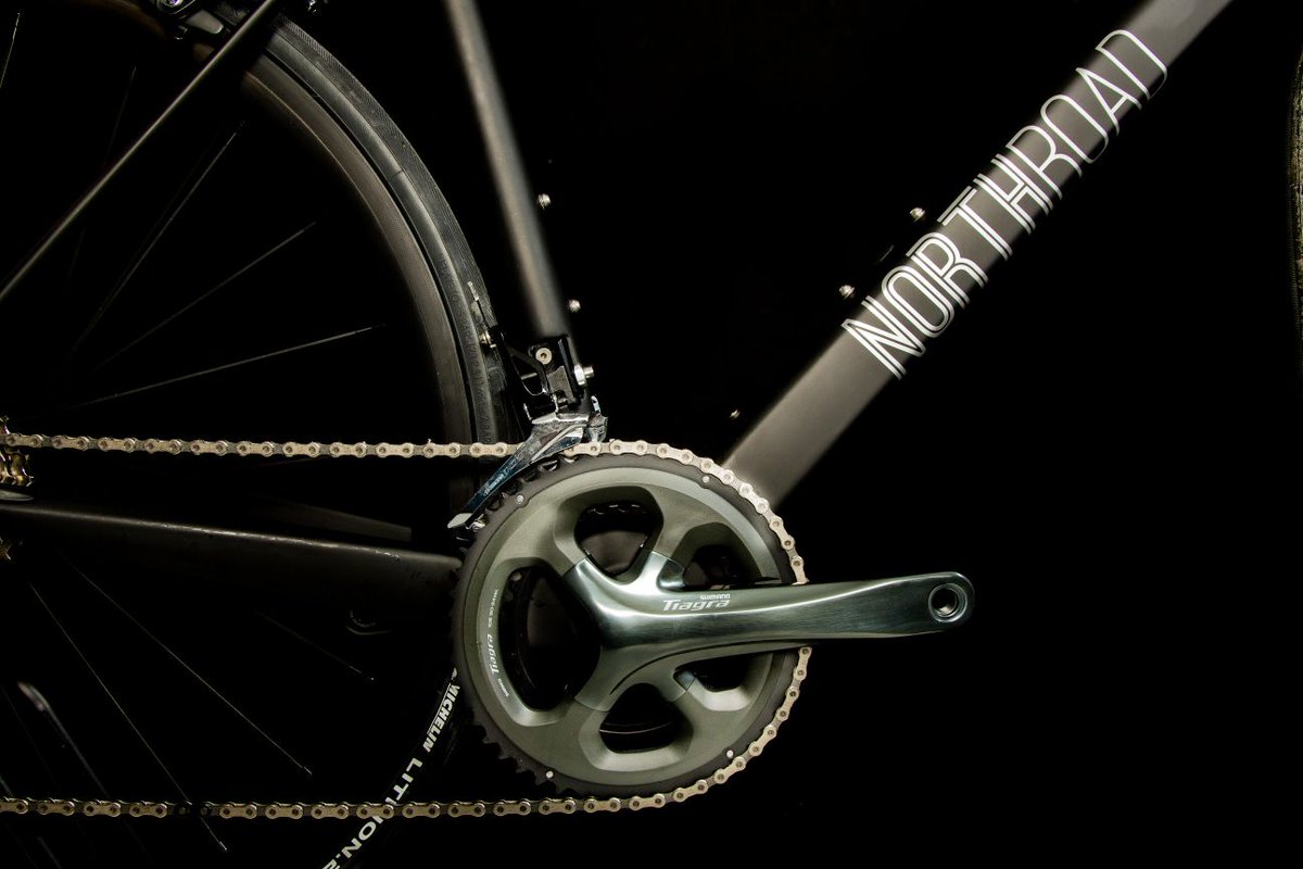NorthRoadCycles's tweet photo. The NorthRoad Sportif. From £1050 and with a frame that only weighs 1kg! This is a great bike. Have it with carbon wheels and 105 groupset for only £1450! Amazing value. #cycling #triathlon #sportive #bikeporn #buybritish https://t.co/yxZicEAN23