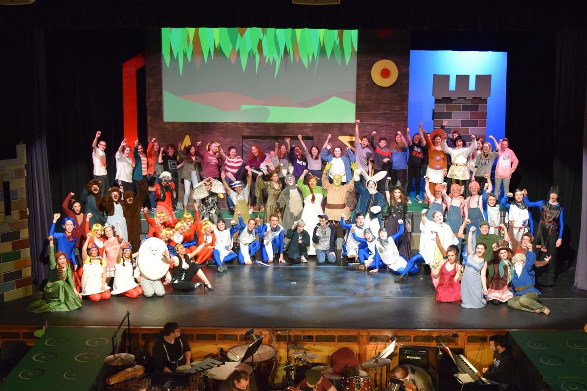 Thank you so much to all who were involved in this fantastic production of “Shrek,” and to everyone who came out to see it!  #freakflag #goegg