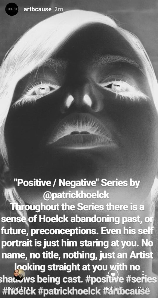 artbcause's tweet photo. "Positive / Negative" Series by @patrickhoelck 
Throughout the Series there is a sense of Hoelck abandoning past, or future, preconceptions. Even his self portrait is just him staring at you. #patrickhoelck https://t.co/traUnNBLQS