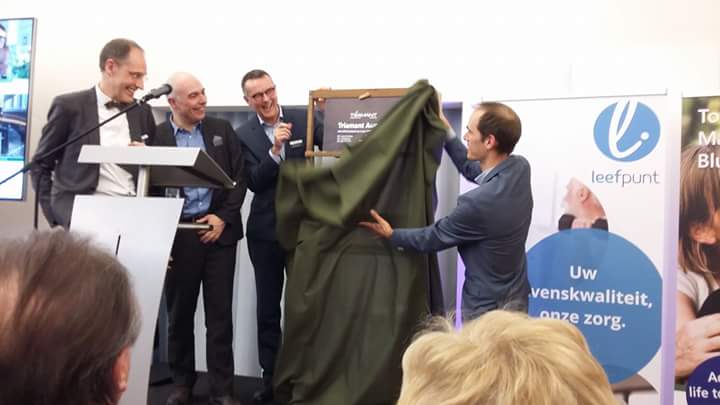 Triamant Aunove officieel geopend First man-made Blue Zone. Nieuwe woonvorm in Vlaanderen #BlueZoneFlanders #zorgelooswonenvoluitleven #leefpunt #please #takeabreak #casma