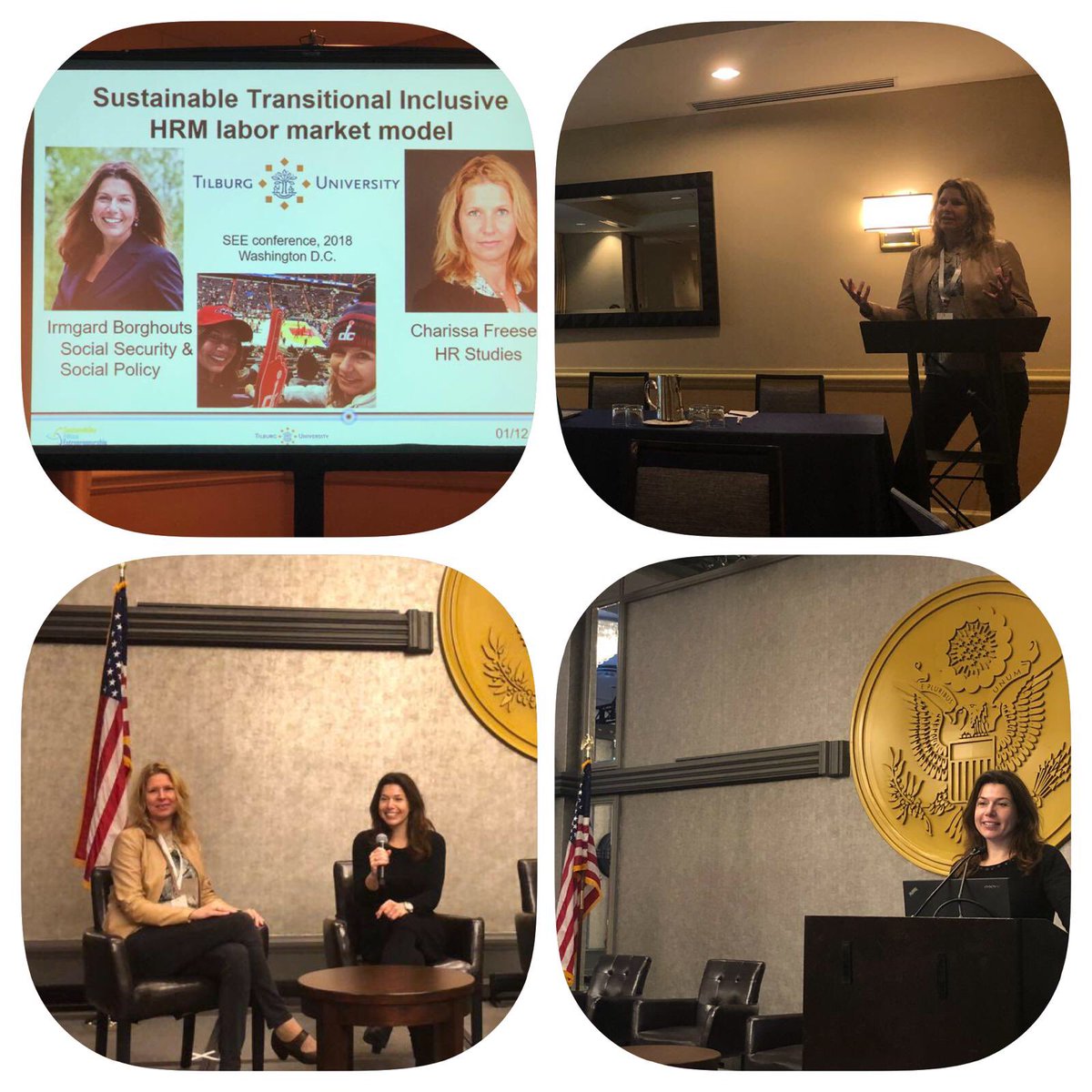 borghouts01's tweet photo. Presenting at the SEE conference in Washington DC #inclusiveHRM #inclusiefHR 600 meters from the white house! @chfreese https://t.co/ayMv7Cs6gX