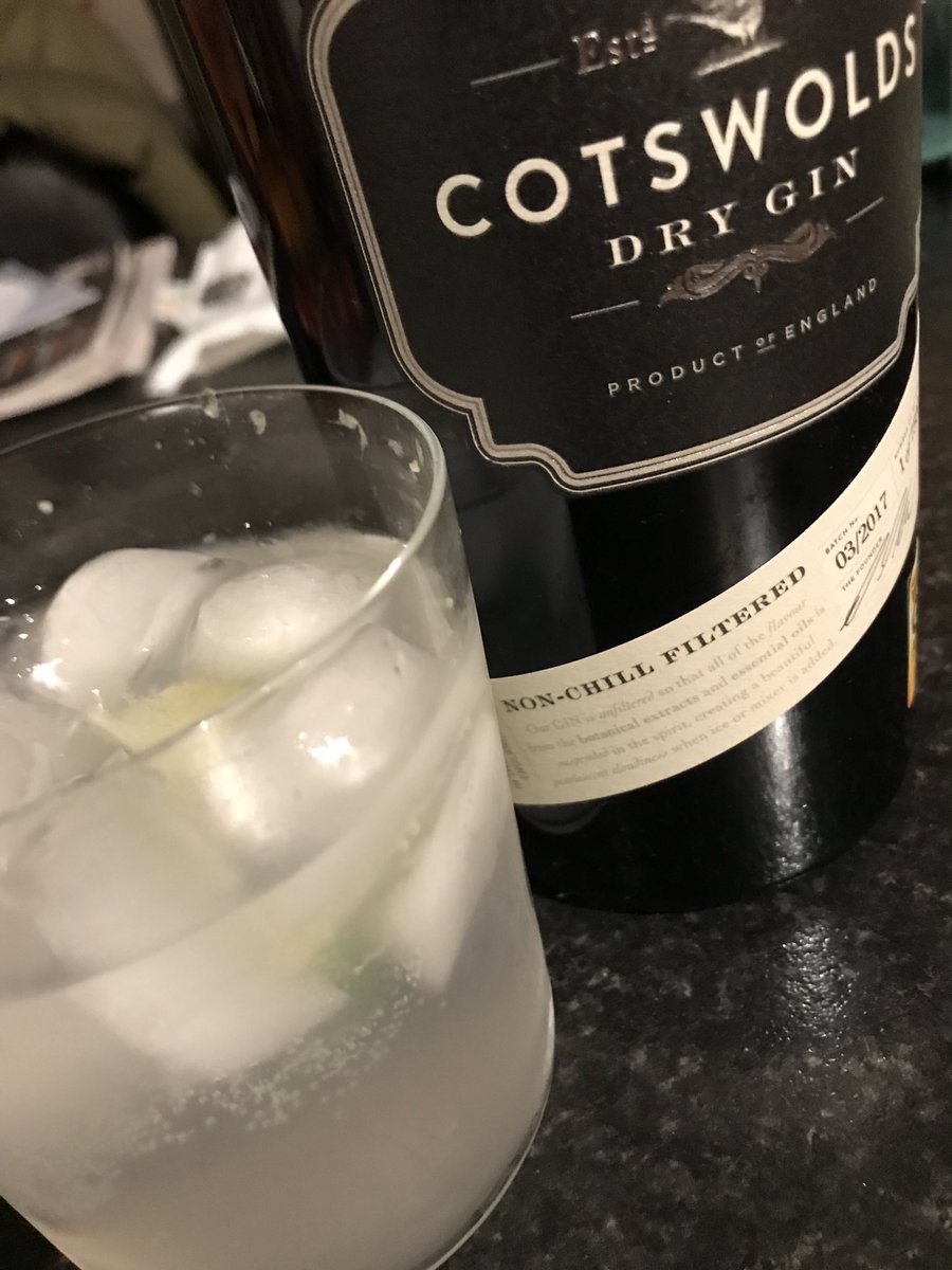 DavidMarra's tweet image. Last Easter I travelled to England and got a bottle of @Cotswoldistill gin at the distillery. Just opened it. Oh my god. This may be my new favourite gin. Would get the ferry back to England just to buy more of this. Wow - spectacular!