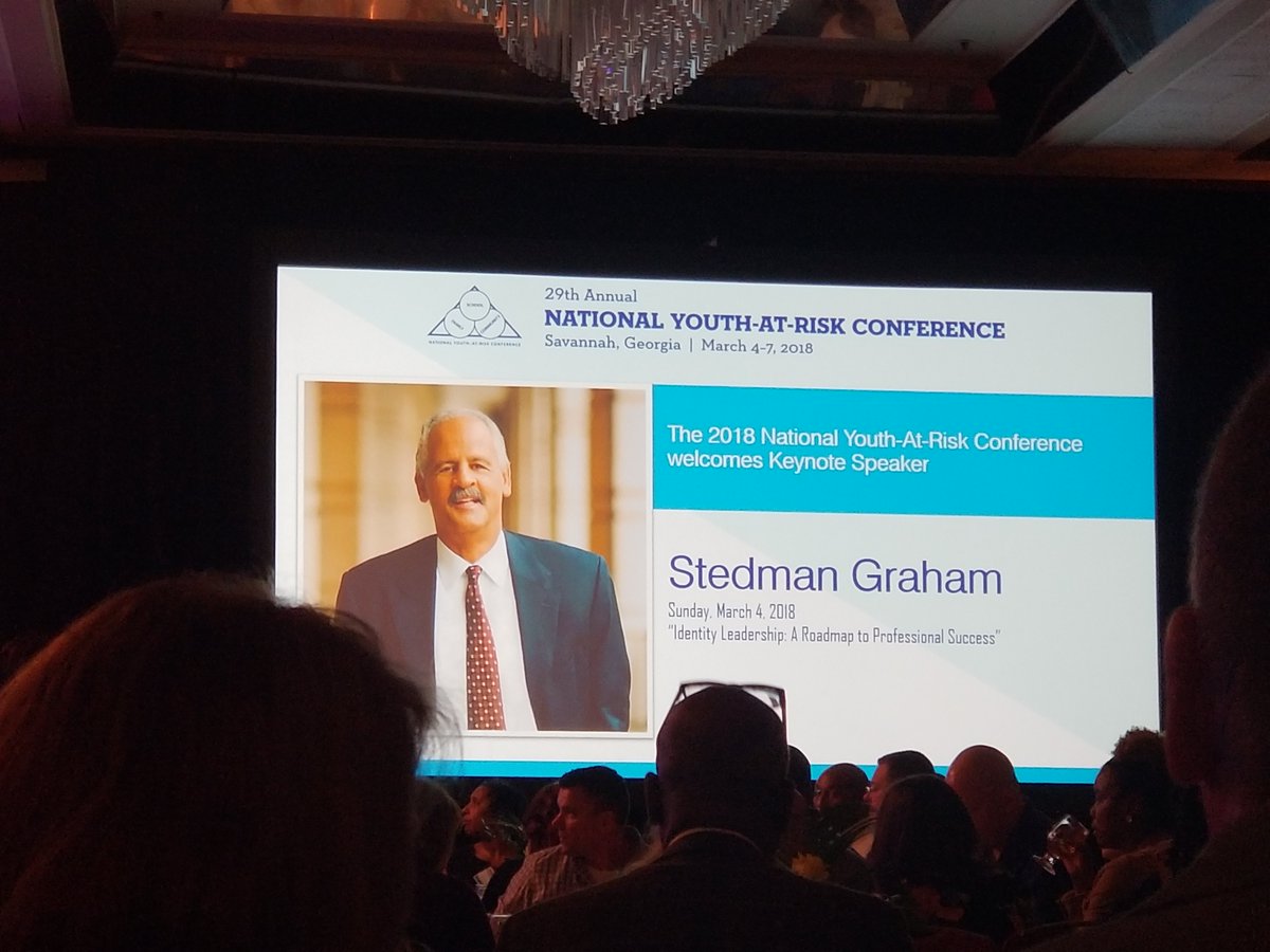 jpatelm3's tweet photo. Keynote speaker Stedman Graham speaking at the #NYARE2018 in Savannah, Georgia! https://t.co/99sbfNQGcE