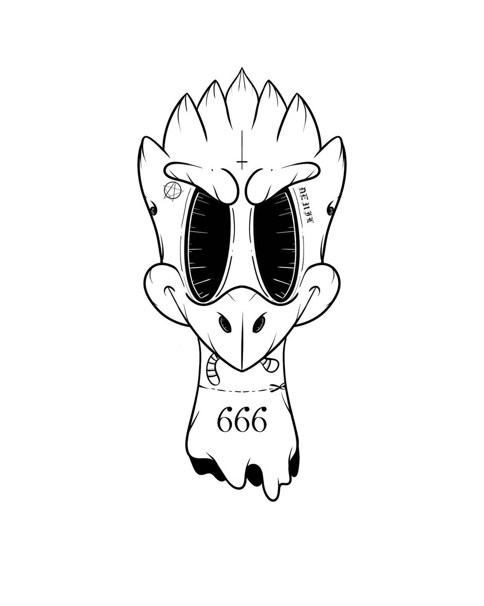 mrsnoooze's tweet photo. Devilβs bird. #snooze #snoooze #mrsnoooze #666 #devil #shadowtrap #digitalart #art #illustration #ipadpro #ipadproart #apple #ipencil #hipe #ipencildrawing #bird #evilbird #birdhead #pentagram #birdlovethedevil #worm #deadbirdrising https://t.co/BwVuT6Lpeb